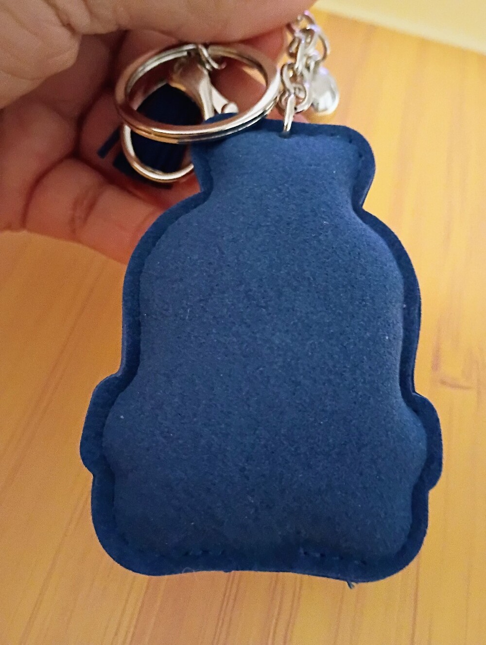 New Blue & Rhinestones Backpack Keychain Charm - Picture 2 of 3